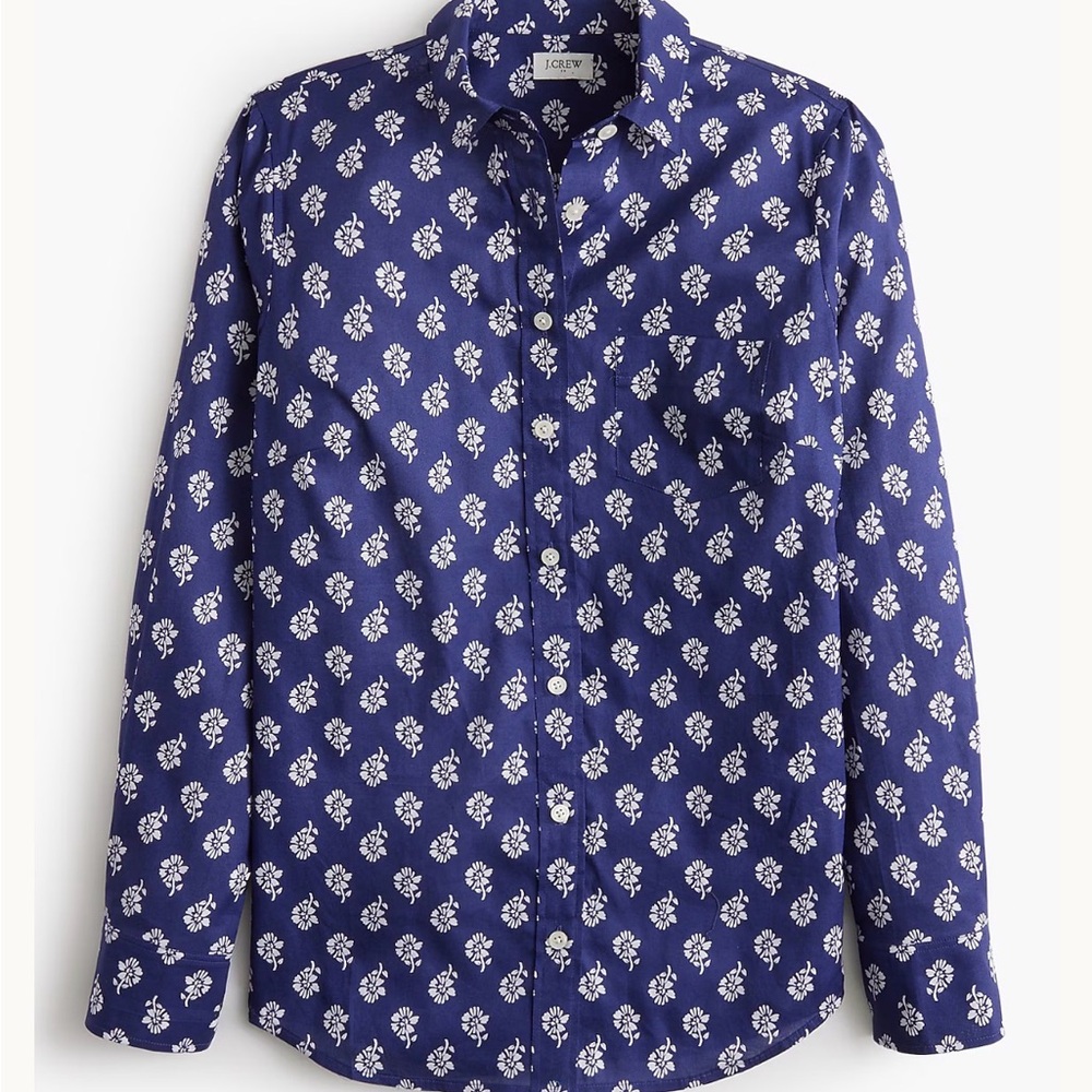 J. Crew lightweight cotton shirt in signature fit